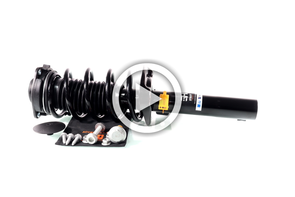 ATEC 2x STOßDÄMPFER FEDERBEIN KOMPLETT VORNE FÜR VW CADDY 1.4 1.6
